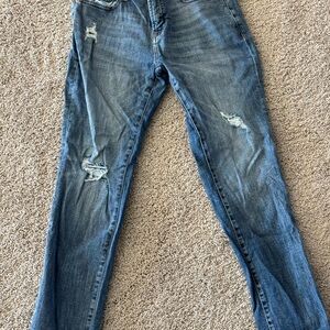Men’s  Distressed Blue Jeans